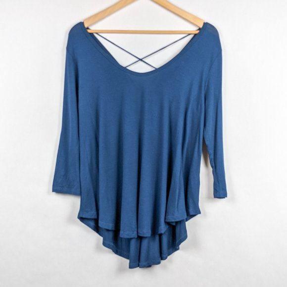 Lush Tops - 🎇 LUSH Criss Cross Back Dolman Sleeve Blouse S
